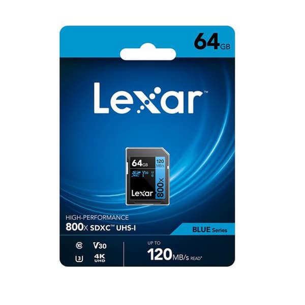 Lexar Scheda SD 64GB 800X Lexar Scheda SD 64GB 800X